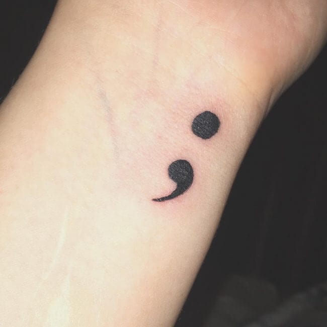 If You See Somebody With a Semicolon Tattoo, Here's the Real .