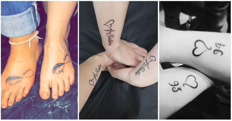 UPDATED] 40+ Matching Sister Tattoos You'll Both Love (August 202