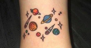 cute space tattoo small | Planet tattoos, Sharpie tattoos, Tatto