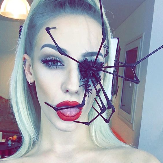 20+ Amazing Look Spider Halloween Makeup Ide