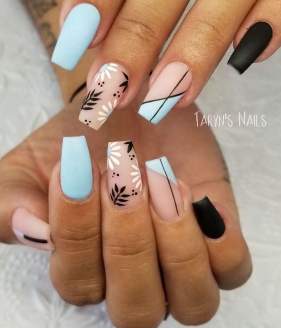 Easy Spring Nails & Spring Nail Art Designs To Try In 2020: Simple .