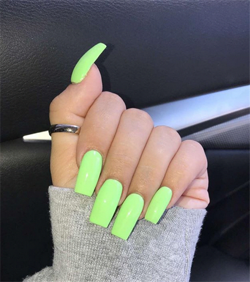 Lovely Square Acrylic Nails Design 2019 - Nail Art Connect .