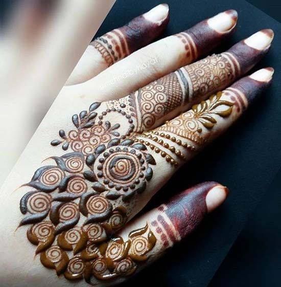 32 Stunning Back Hand Henna Designs to Captivate Mehndi Lovers .