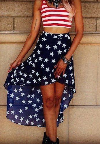 street style cute 4th of july outfit | 4th of july outfits .