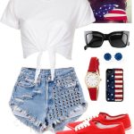 Fourth of July outfit idea ❤" by sarahnaomixo on Polyvore .