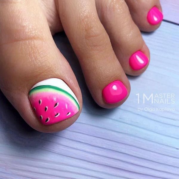 24 The Secrets of Simple Toe Nail Designs for Summer Pedicures .
