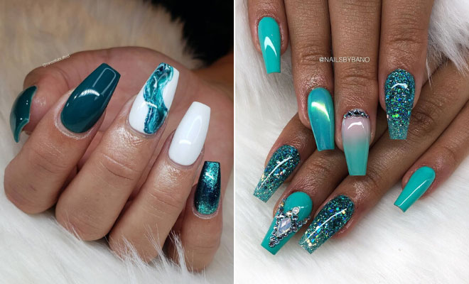 21 Teal Nail Designs We Can't Wait to Try | StayGl