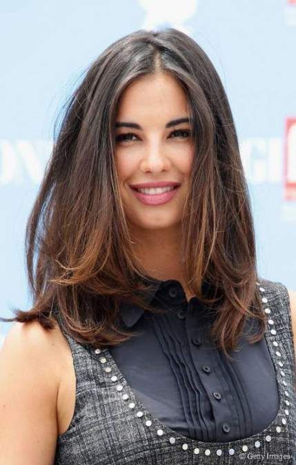 Trendy hairstyles for medium length hair round face style long .