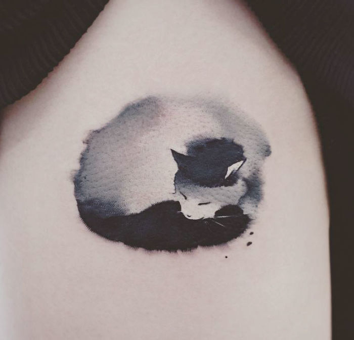 These Watercolor Tattoos By Chen Jie Will Make You Wish You Had .