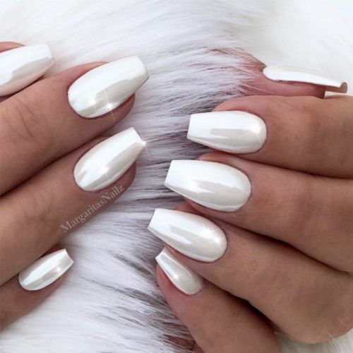 White Coffin Nails Designs For Any Occasion White Coffin Nails .
