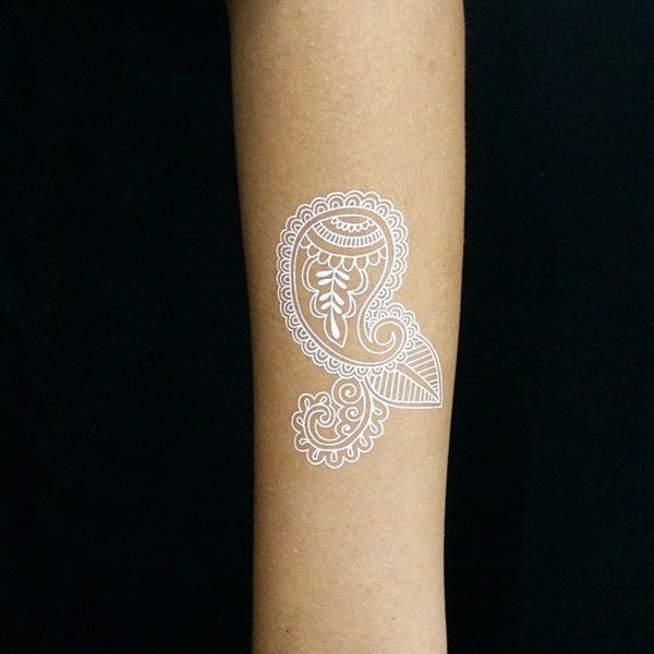 150 Best White Ink Tattoos in the USA This Year - Wild Tattoo A