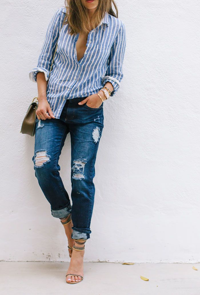 Distressed Denim Outfits