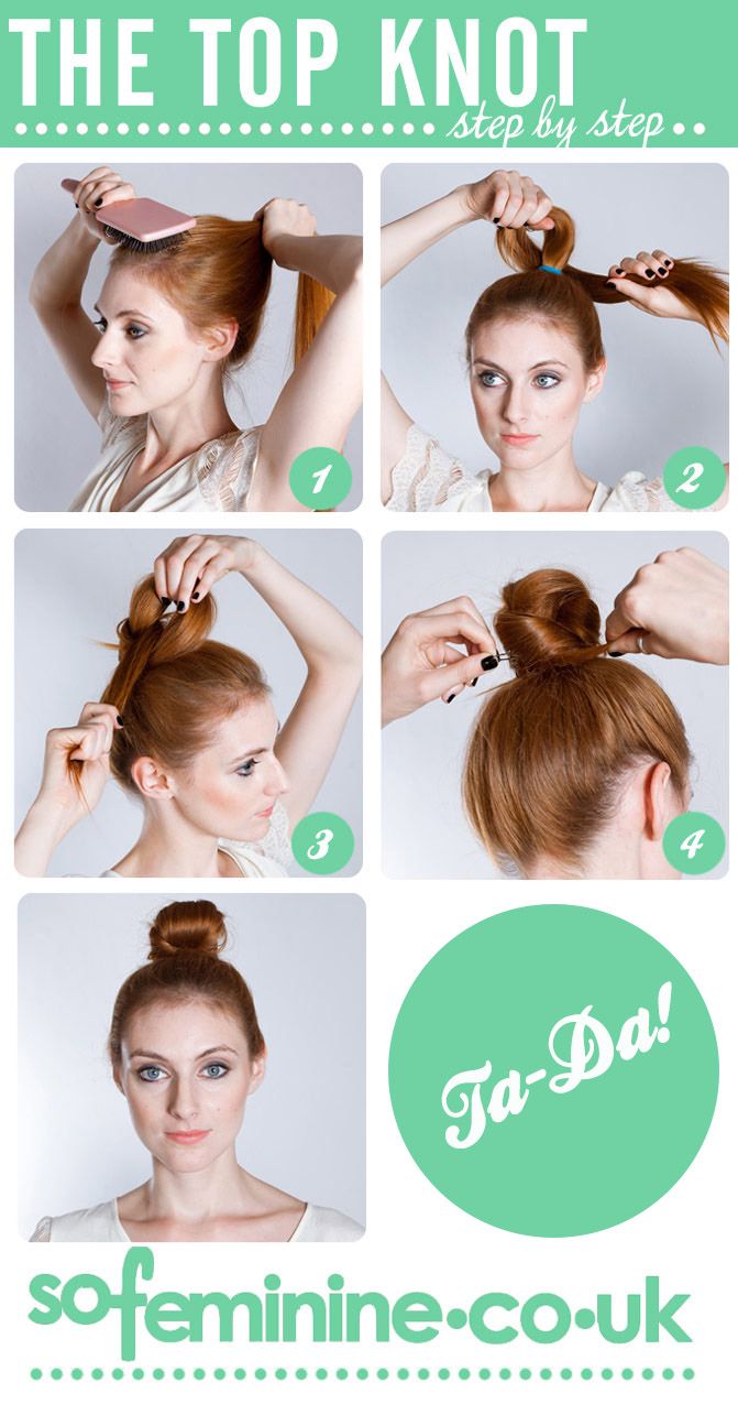 Easy and Quick Top Knot Hairstyles