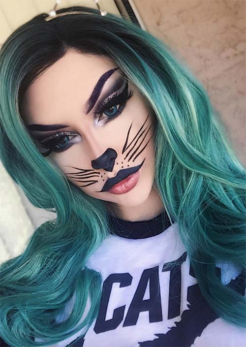 Halloween Cat Makeup Ideas