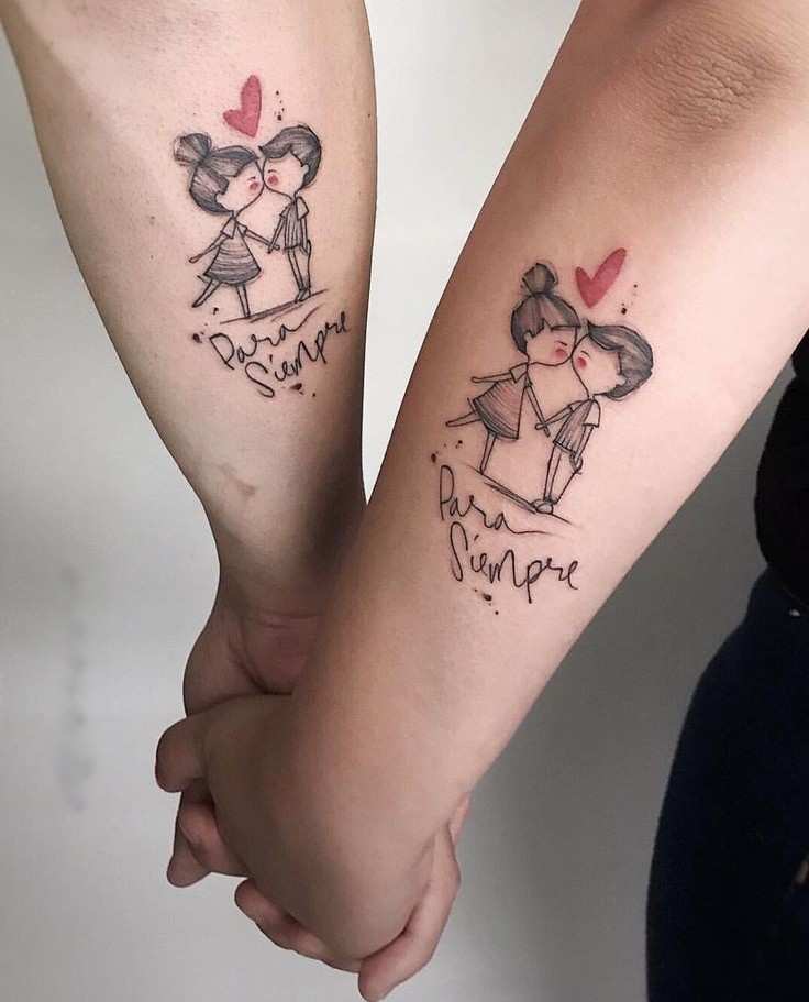 Inspiring Couple Tattoo Ideas