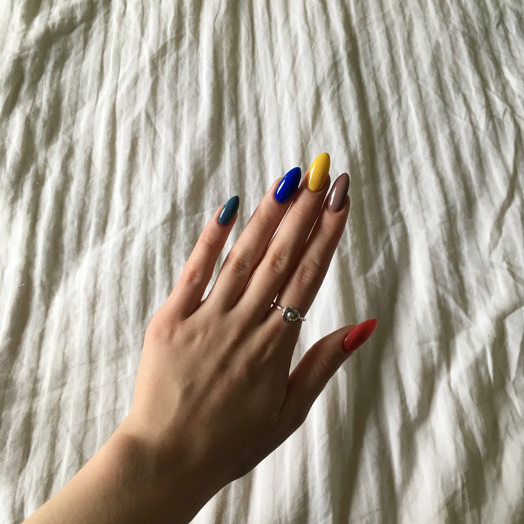 Multi Colored Nails