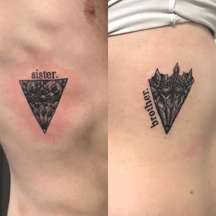 Small Brother Sister Tattoos