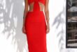 RUNAWAY Dani Midi Dress Red, XS