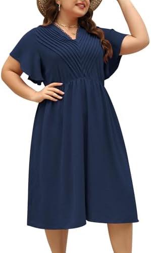 Discovering Elegance: Our Take on Keluummi Plus Size Midi Dress