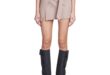 Best price on the market at italist | The Attico Skirt In Beige Wool