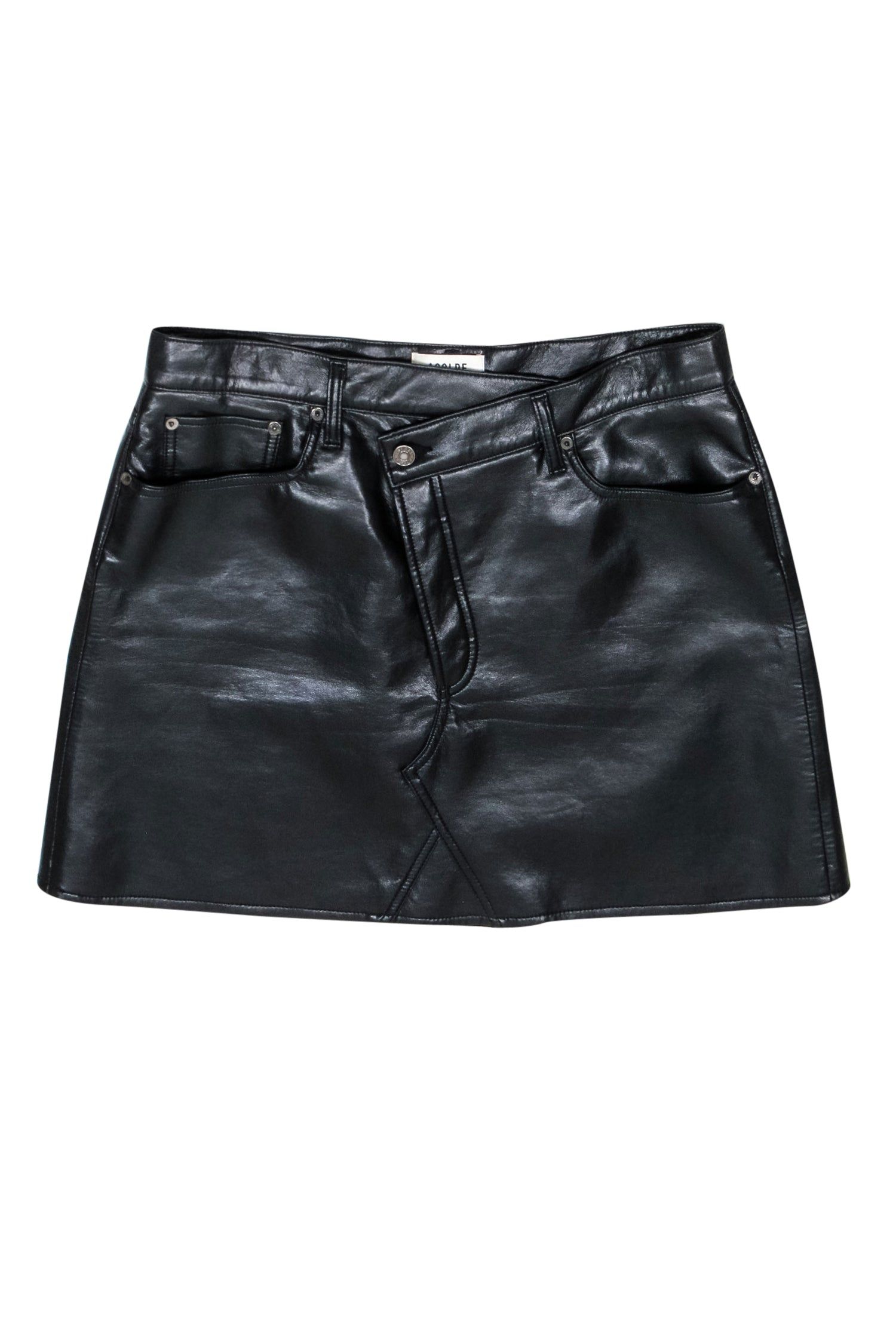 Chic and Effortless: The AGOLDE Denim Mini Skirt from Current Boutique