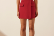 Irena Wrap Mini Skirt | Roma Red | Skirts | Shona Joy