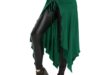 Baqcunre Fashion Solid Gothic Punk Asymmetric Lace Up Slit Front Skirt A Line Skirt Women'S Skirts Skirts For Fall 2023 Long Skirt Women Clothing Skirts For Women,Color Green,Size M - Walmart.com