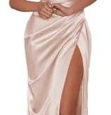 Elegant Sleeveless Gowns with Slit and Pockets for Events