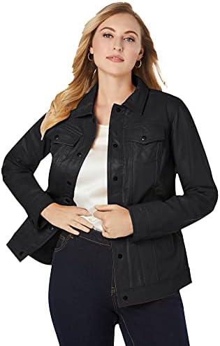 Exploring the Jessica London Plus Size Denim Leather Jacket