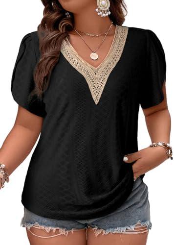 Stylish Comfort: Our Review of Eytino Plus Size Lace Tops