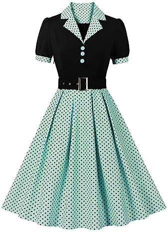 Why We Adore the 1950s Rockabilly Tie Midi Dress