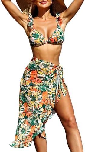 Unveiling Our Thoughts on the MakeMeChic Tropical Bikini Set