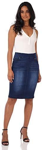 Discovering ⁢Rekucci's Comfortable & Stylish Denim Skirt