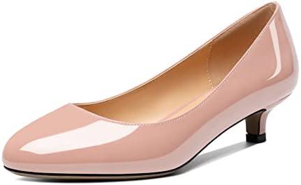 Stylish Women's Pumps with Retro Flair and Comfort Features