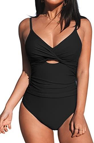 Stylish and Flattering Women's One-Piece Swimsuits on Amazon