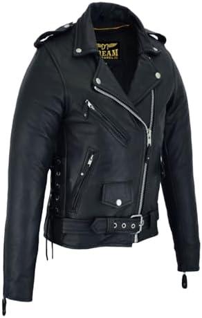 Explore our stylish women's leather jackets collection!