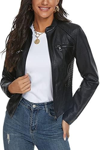 Explore our stylish women's leather jackets collection!