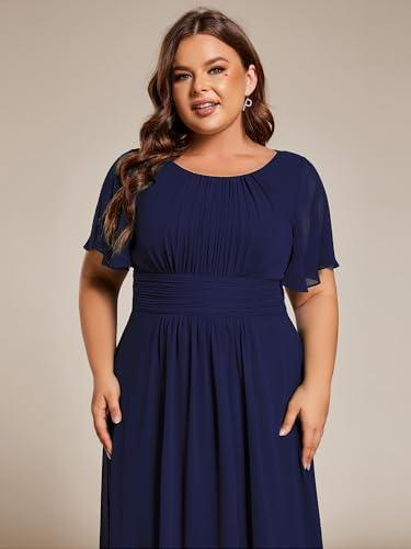 Exploring Ever-Pretty's Plus Size A-Line Wedding Guest Dress