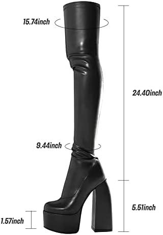 Stepping Boldly: Our Take on VIMISAOI's Goth Knee High Boots