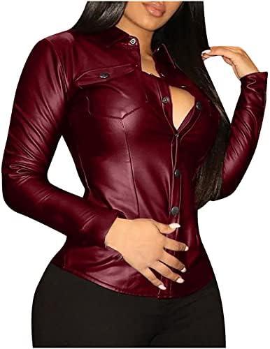 Trendy Women's Leather and Fleece Jackets for Fall 2024