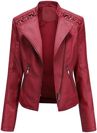 Trendy Women's‍ Leather and Fleece Jackets for Fall 2024