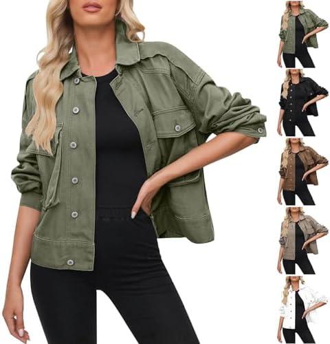 Trendy Women's Fashion Staples: Denim Jackets & More!