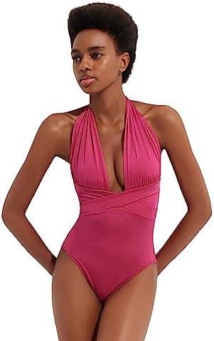 Explore Elegant Women's One-Piece Swimsuits for Summer Fun!