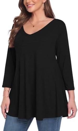 Stylish Plus Size Women's Tops and Dresses for Every Occasion