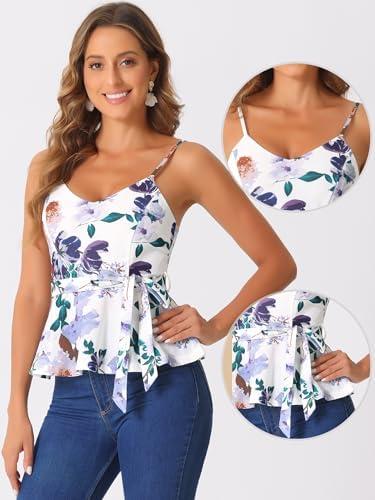 Exploring the Elegance of Allegra K's Floral Cami Blouse