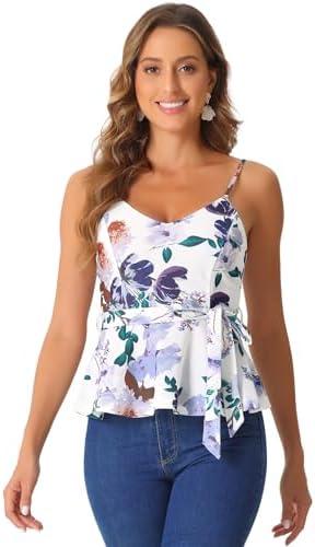 Exploring the Elegance of Allegra K's Floral Cami Blouse