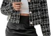 Discovering Style: Our Take on the Floerns Plaid Crop Jacket