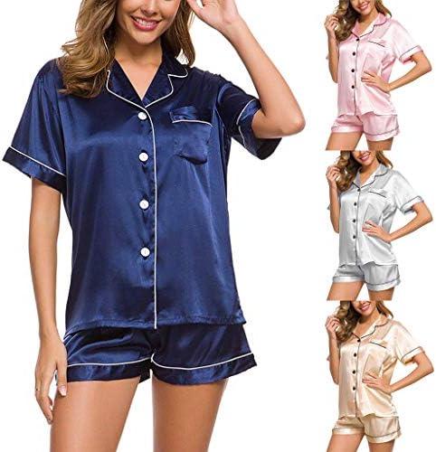 Soft and Elegant Women's Silk Satin Pajama ⁤Sets for All