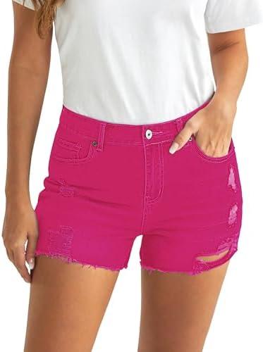 Chic Women's Denim Shorts for Summer Styles and ‍Comfort