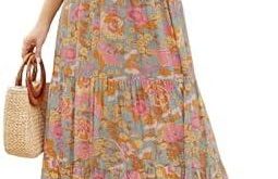 Discovering the Charm of ZESICA’s Floral Maxi Dress